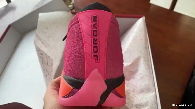 MaikeSneakers Retro 14 Jordan (W) Low Shocking DH4121-600 Pink 0528